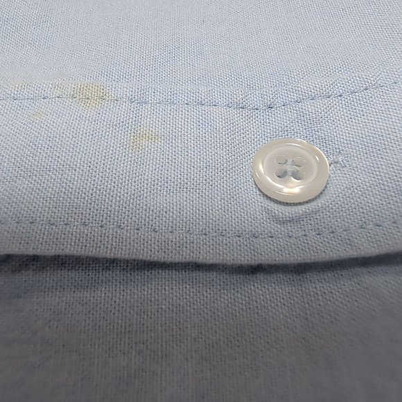 Women's The Quacker Factory Light Blue Hot Air Balloon Button Down 3X - Picture 8 of 16